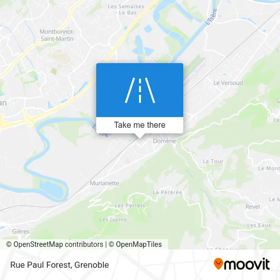Rue Paul Forest map
