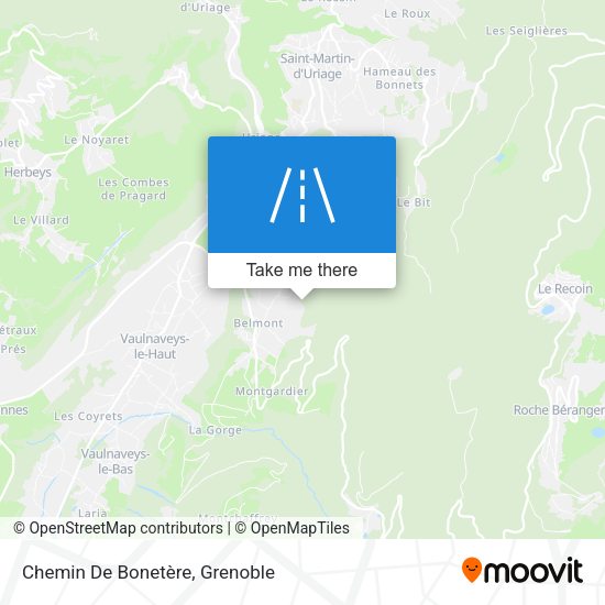 Chemin De Bonetère map