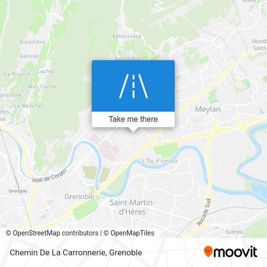 Chemin De La Carronnerie map