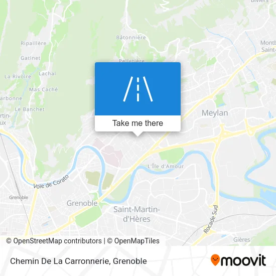 Chemin De La Carronnerie map