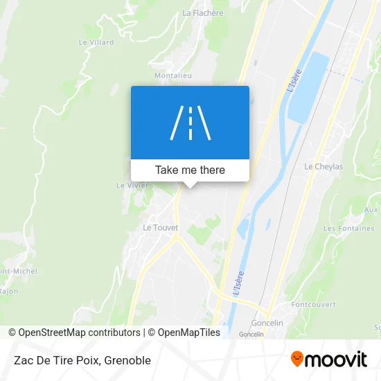 Zac De Tire Poix map