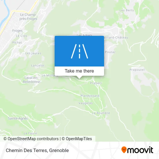 Chemin Des Terres map