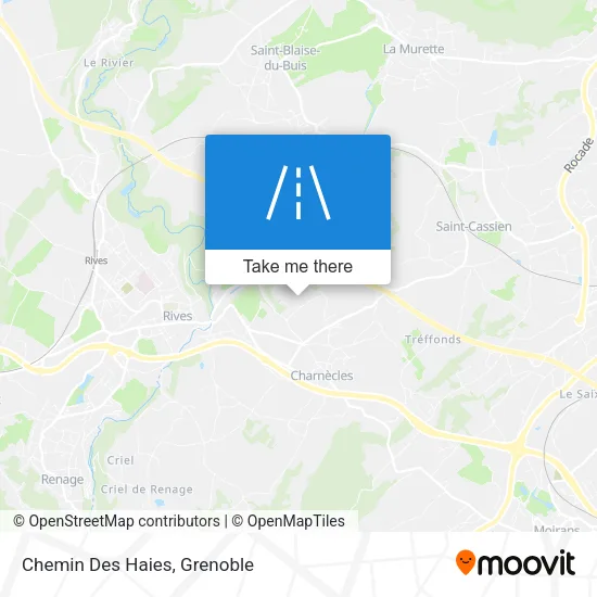 Chemin Des Haies map