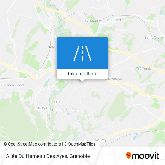 Allée Du Hameau Des Ayes map