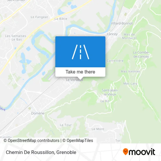 Chemin De Roussillon map