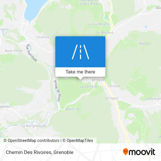 Chemin Des Rivoires map