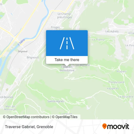 Traverse Gabriel map
