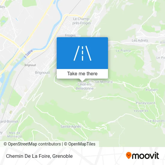 Chemin De La Foire map