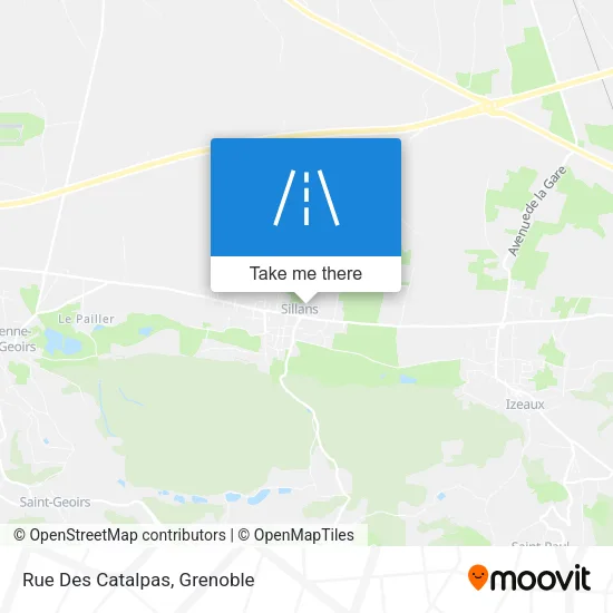 Rue Des Catalpas map