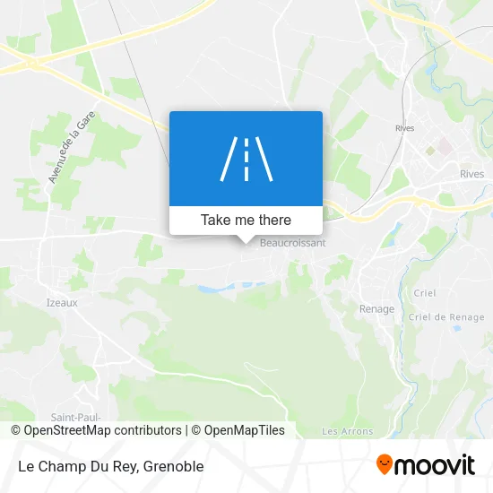 Le Champ Du Rey map
