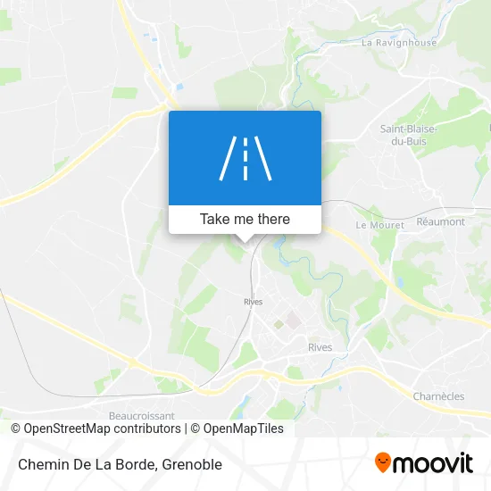 Chemin De La Borde map