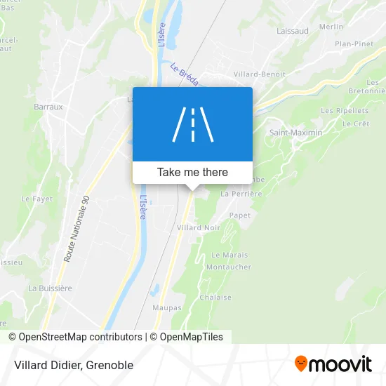 Villard Didier map