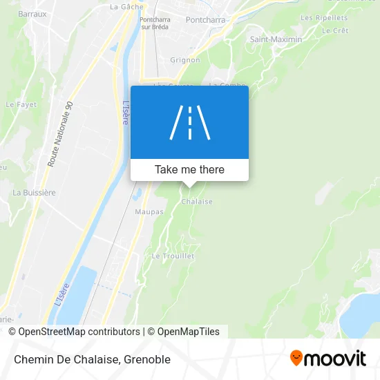 Chemin De Chalaise map