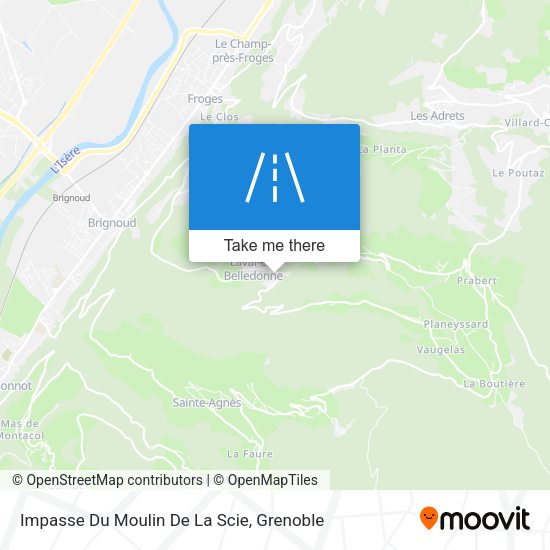 Impasse Du Moulin De La Scie map