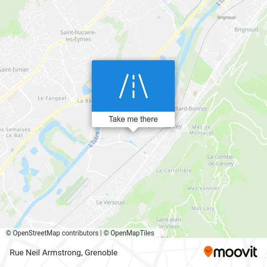 Rue Neil Armstrong map