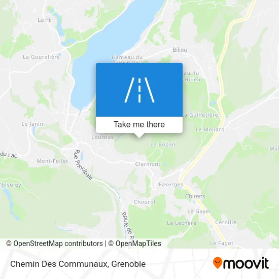 Chemin Des Communaux map