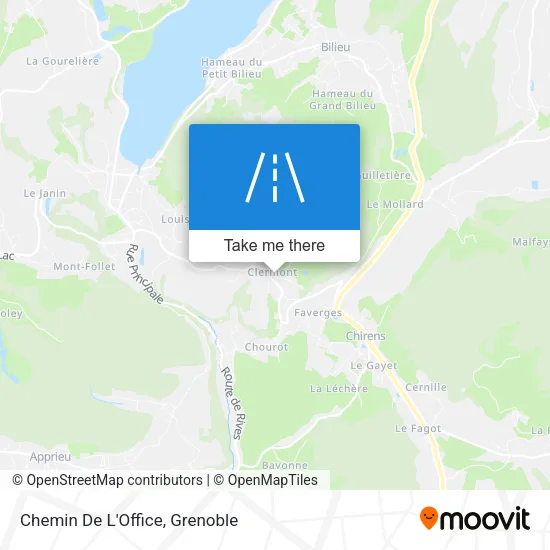 Chemin De L'Office map