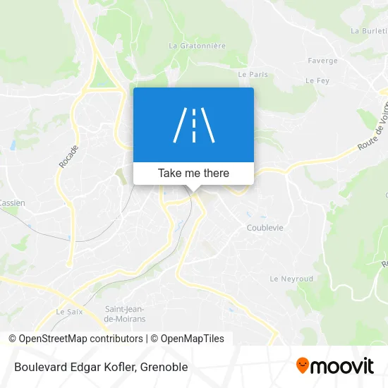 Boulevard Edgar Kofler map
