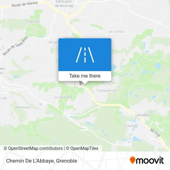Chemin De L'Abbaye map