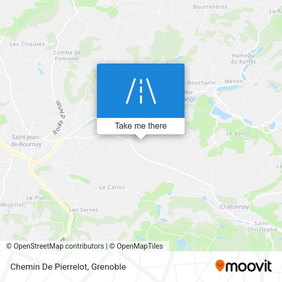 Chemin De Pierrelot map
