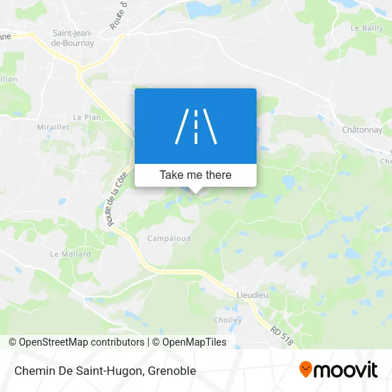 Chemin De Saint-Hugon map