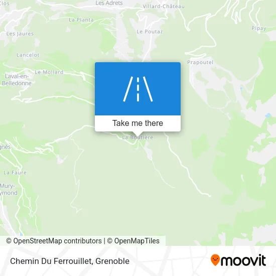 Chemin Du Ferrouillet map