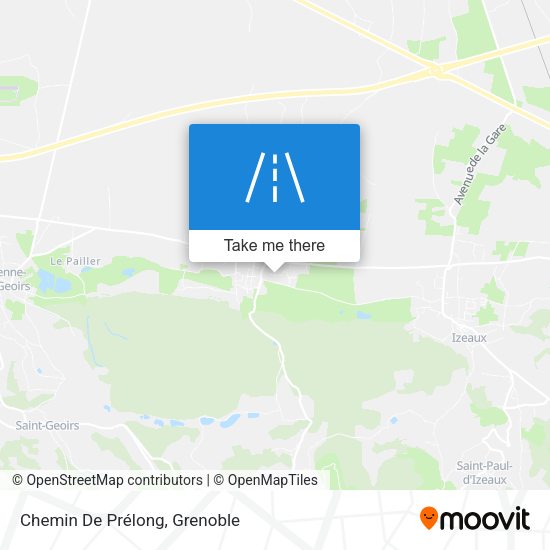 Chemin De Prélong map