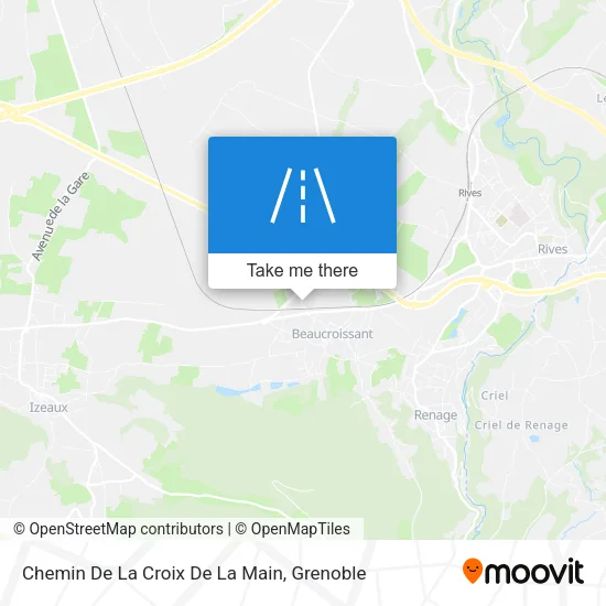 Chemin De La Croix De La Main map