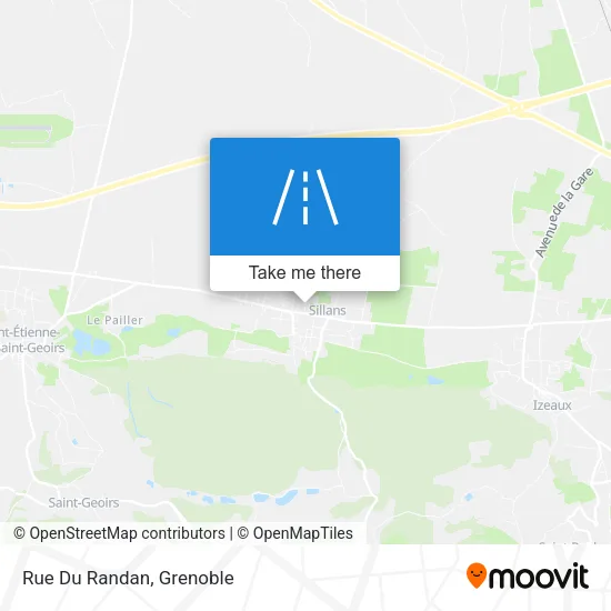 Rue Du Randan map