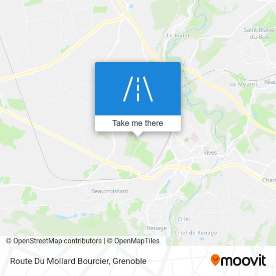 Route Du Mollard Bourcier map
