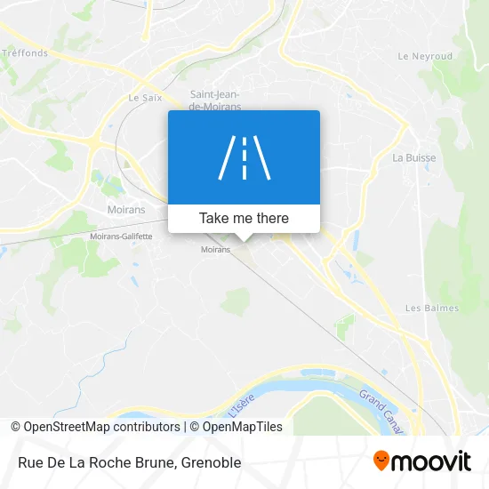 Rue De La Roche Brune map