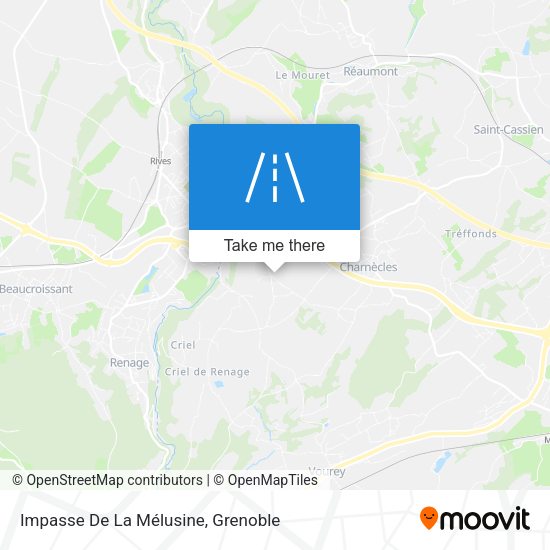 Impasse De La Mélusine map