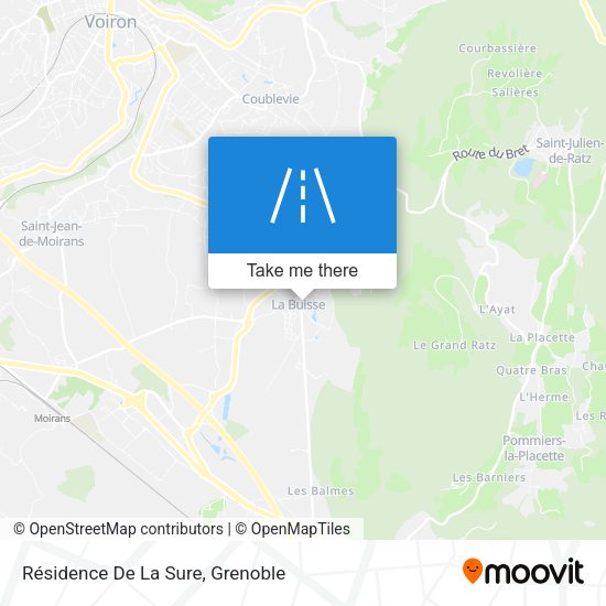 Résidence De La Sure map