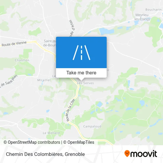 Chemin Des Colombières map