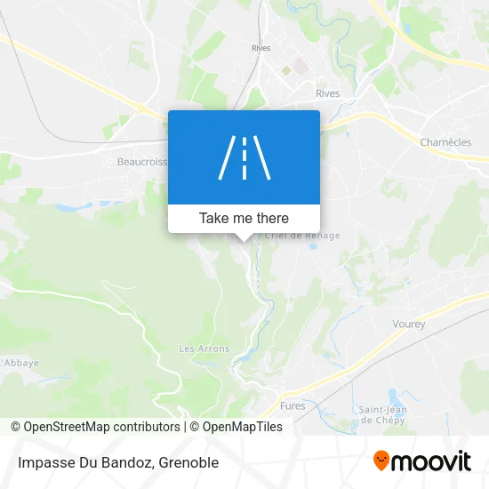 Impasse Du Bandoz map