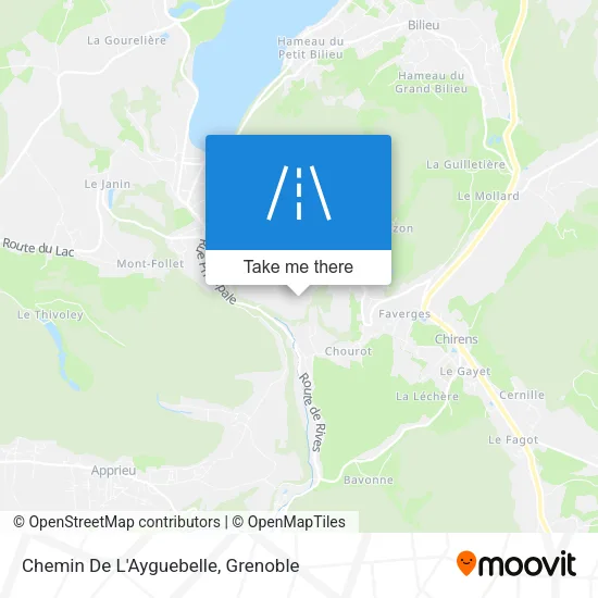 Chemin De L'Ayguebelle map