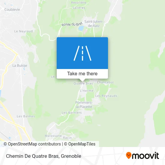 Chemin De Quatre Bras map