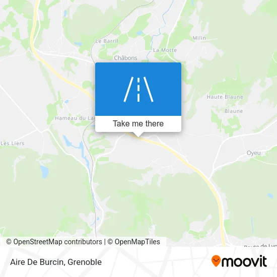 Aire De Burcin map
