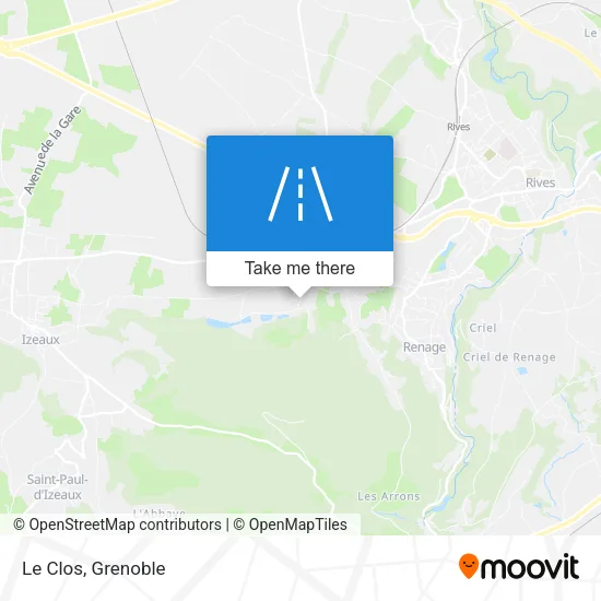 Le Clos map