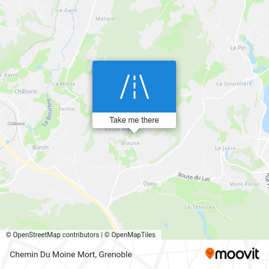 Chemin Du Moine Mort map