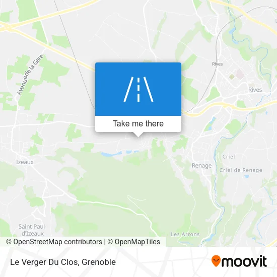 Le Verger Du Clos map