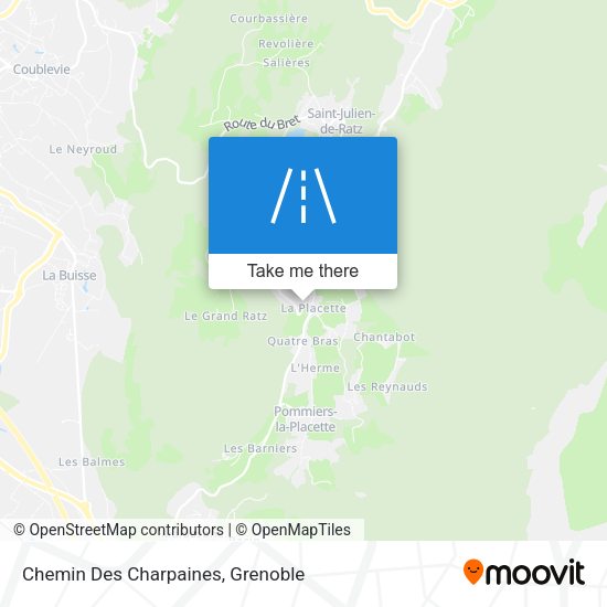 Chemin Des Charpaines map
