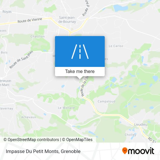 Impasse Du Petit Monts map