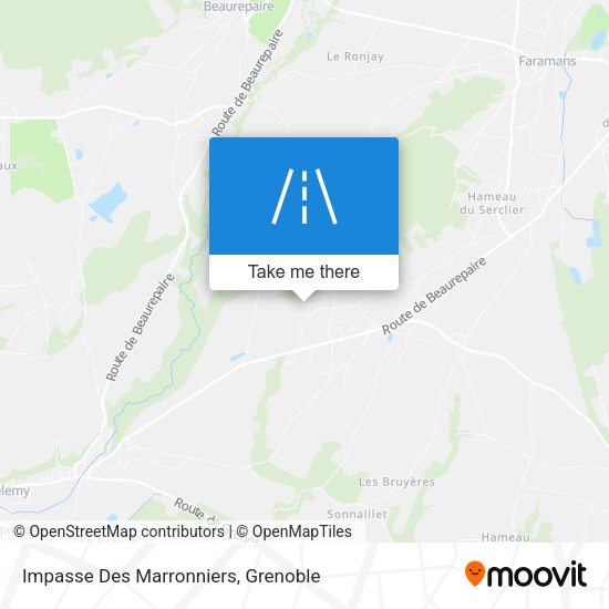 Impasse Des Marronniers map