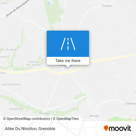 Allée Du Nivollon map