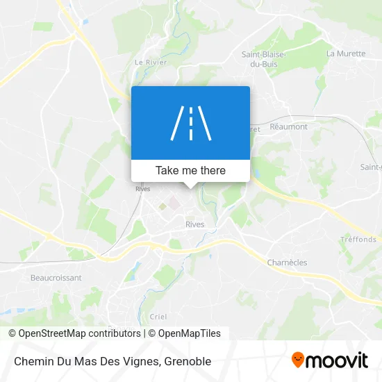 Chemin Du Mas Des Vignes map