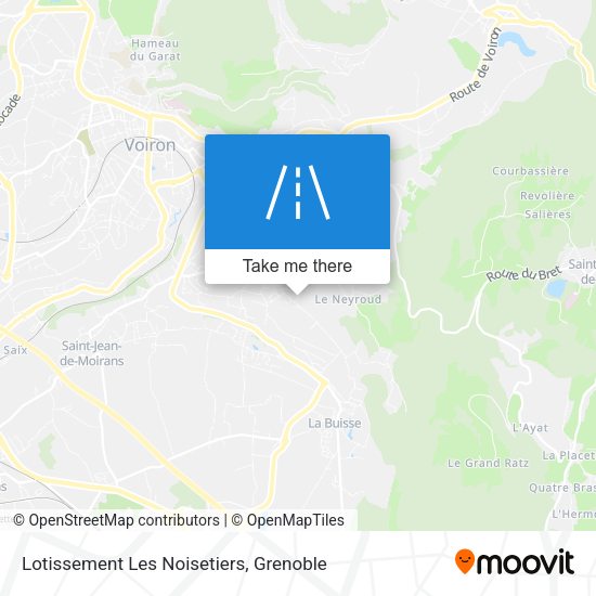 Lotissement Les Noisetiers map