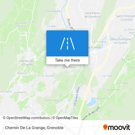 Chemin De La Grange map