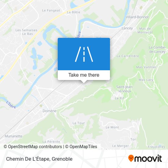 Chemin De L'Étape map