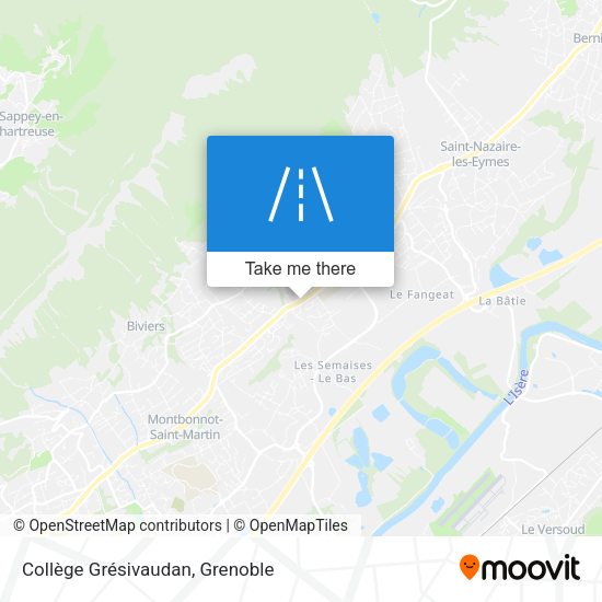 Collège Grésivaudan map